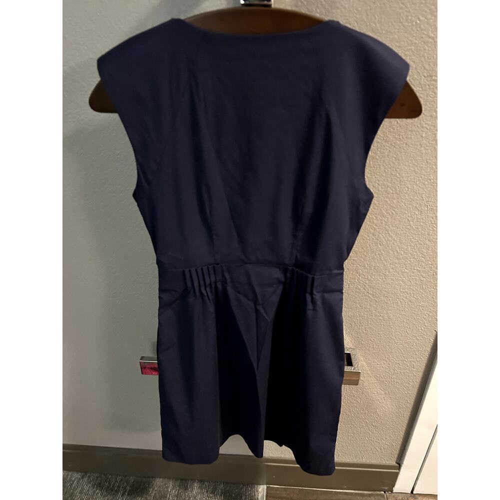 Theory Shyann Impeccable Navy Blue Dress Size 2 - Picture 4 of 7
